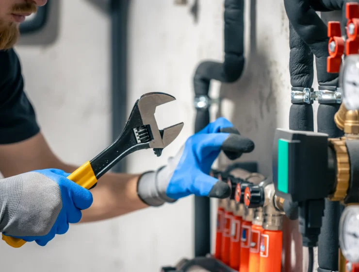 MediaMorph_man-installs-heating-system-house-checks-pipes-with-wrench_min